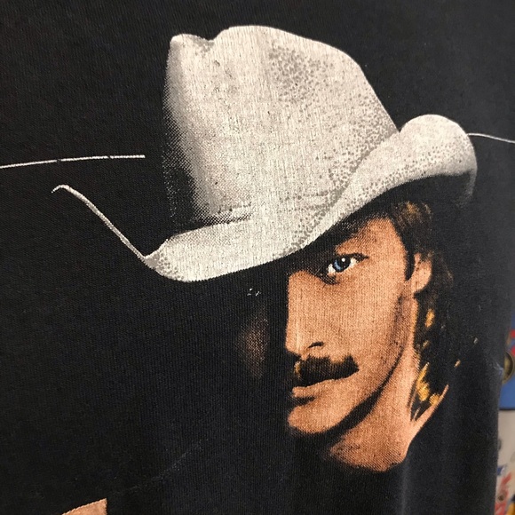 Vintage 1991 Alan Jackson Single Stitch Large Tee - Picture 4 of 7